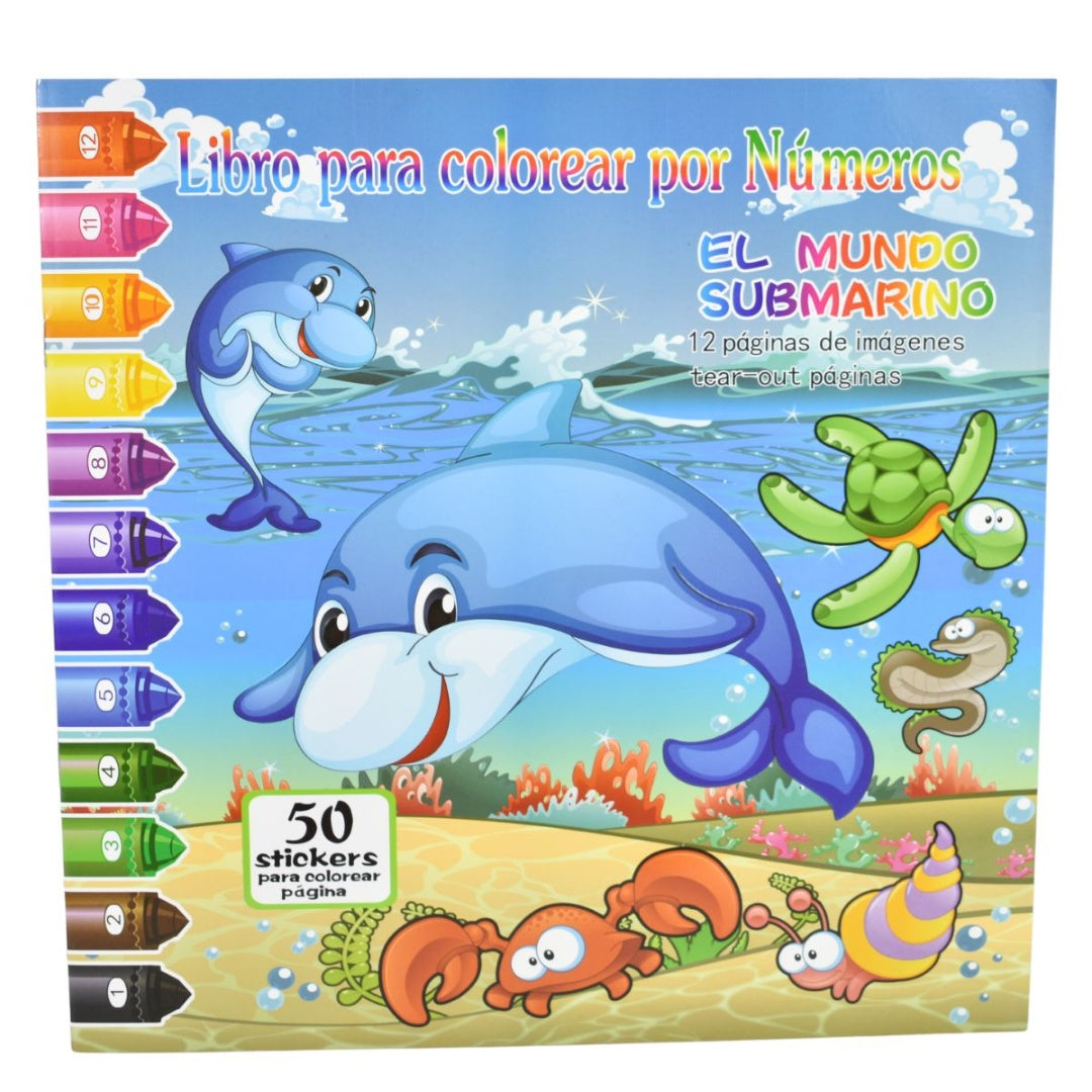 Libro Para Colorear Dinosaurios Y Animales Guia De Numeros