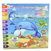 Libro Para Colorear Dinosaurios Y Animales Guia De Numeros