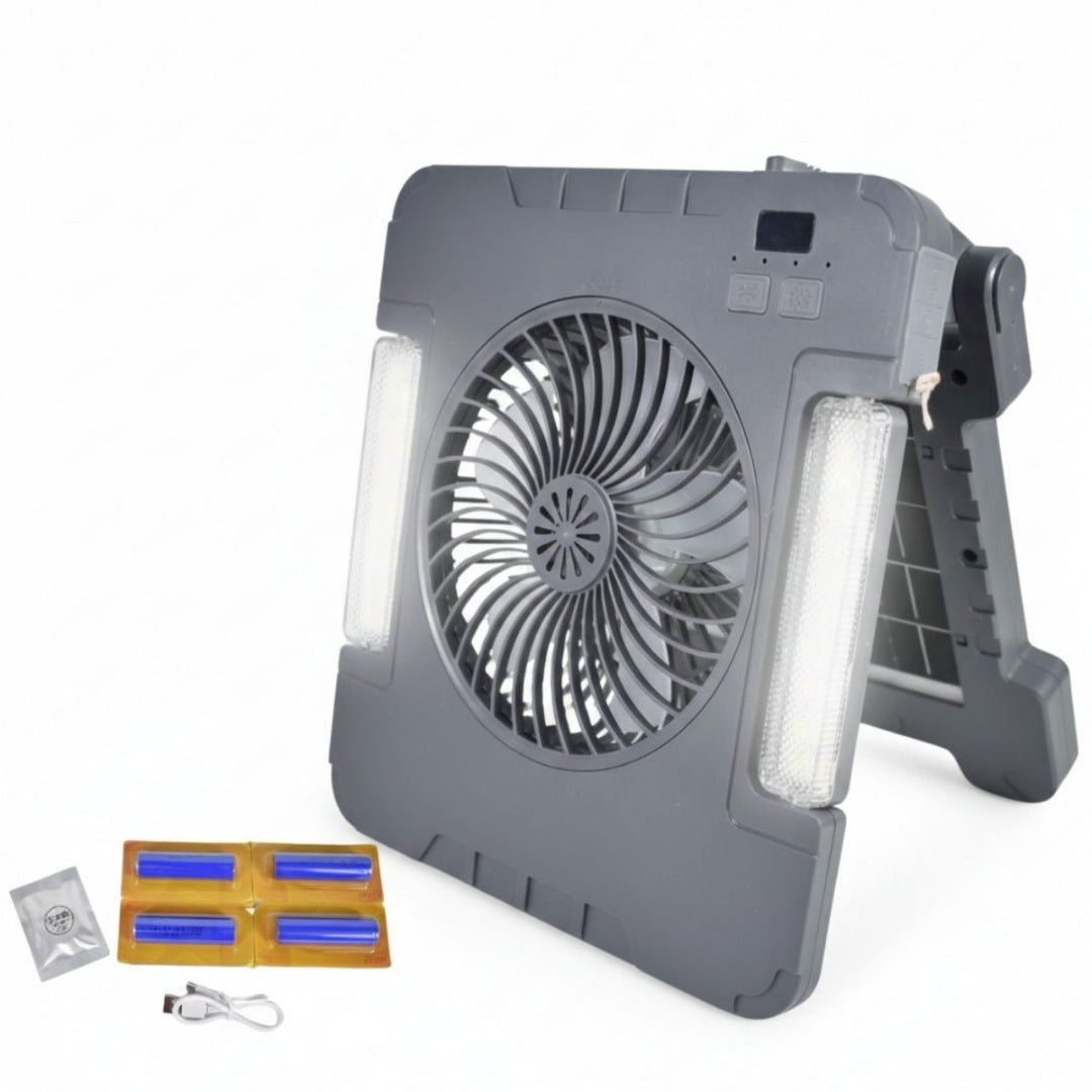 Ventilador Con Panel Solar Excelente Calidad
