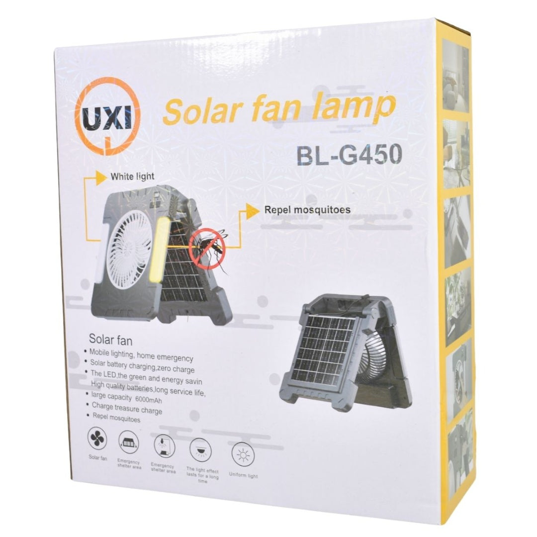 Ventilador Con Panel Solar Excelente Calidad