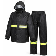 Equipo De Lluvia Con Tiras Reflectivas Talle Xl Xxl Xxxl