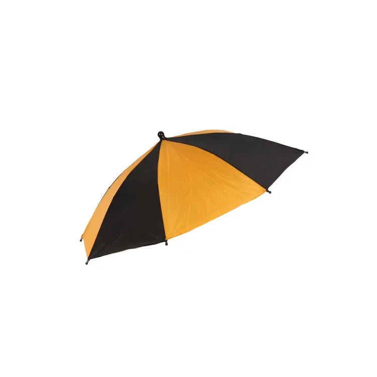 Sombreros Paraguas Sombrilla Amarillo Y Negro 55cm