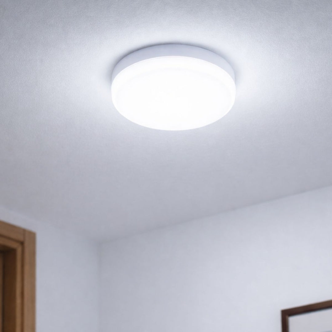 Plafon Luz Led Redondo De Superficie 17cm 24w Luz Fría/calid