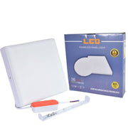 Panel Luz Led Cuadrado De Superficie 22cm 36w Luz Fria