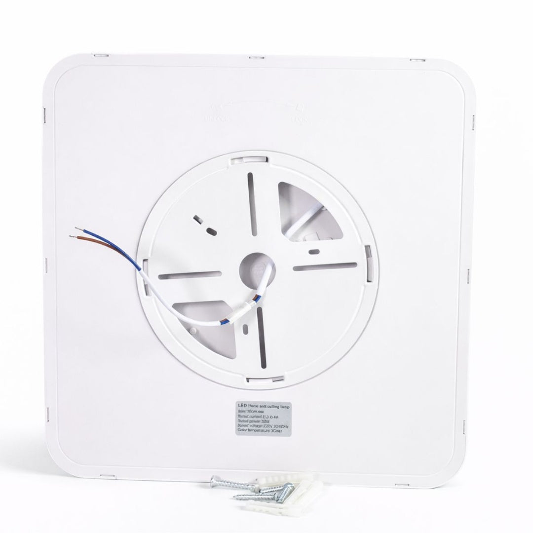 Panel Luz Led Vigore De Superficie 30cm 30w Luz Fría Cuadrad
