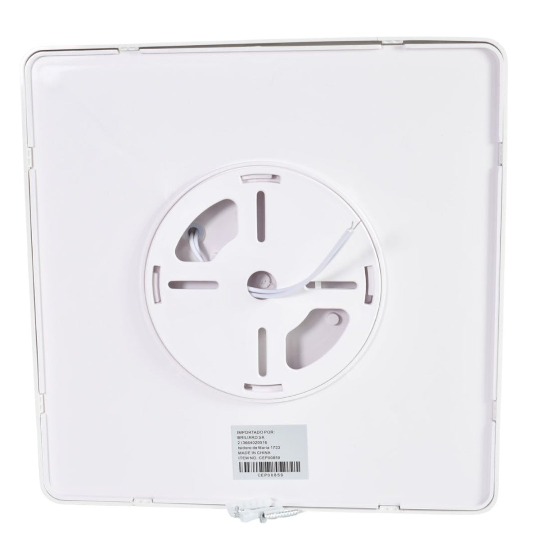 Panel Luz Led Cuadrado Superficie 22cm 36w Luz Cálida/fria