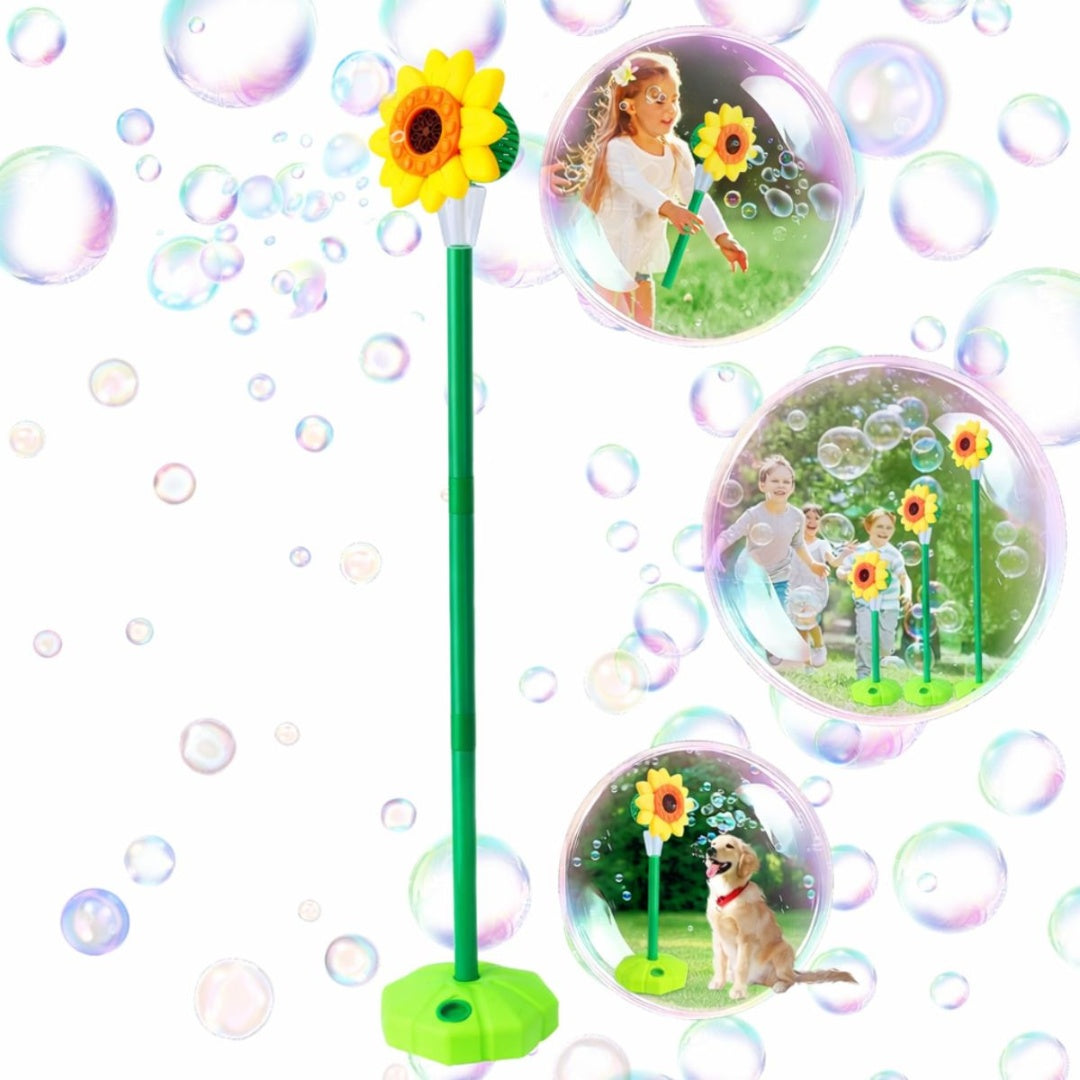 Burbujeto Flor Recargable Con Luces Y Sonido Único