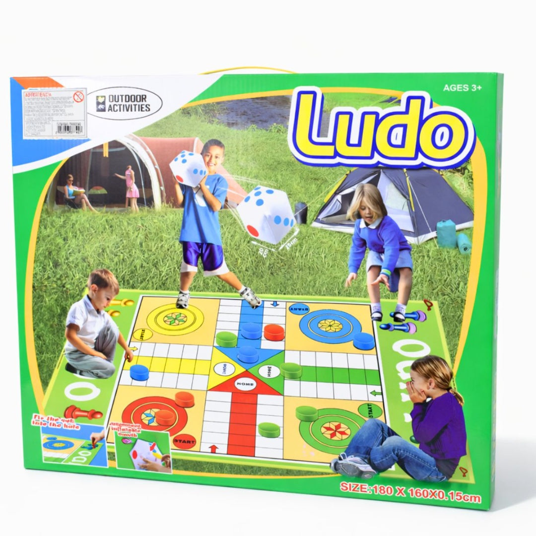 Juego De Ludo Gigante Para Aire Libre 180x160cm