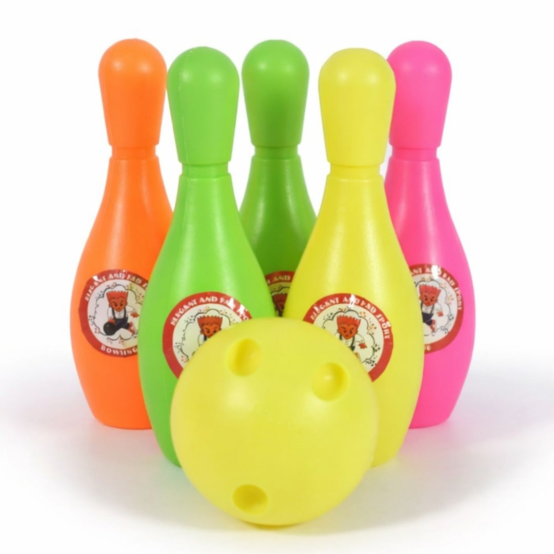 Mini Juego De Bolos 6pcs Juguete Infantil Niños