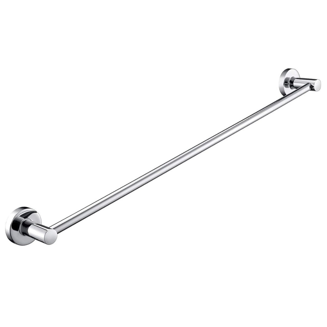 Toallero Barra Plateado Para Baño 60cm