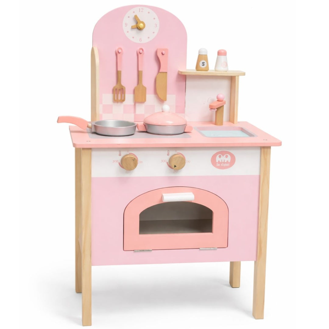 Cocina De Madera Con Accesorios 77x43x28cm