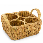 Cesta organizadora de ratán 19x19x13cm.