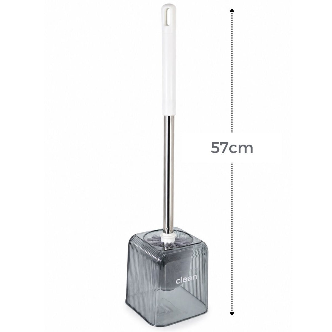 Cepillo De Baño Con Base Colgante 57x11cm Gris