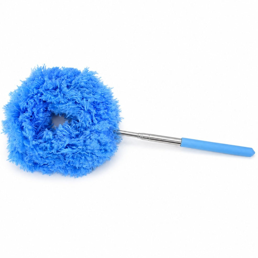 Plumero Aro Extensible Azul Y Rosa