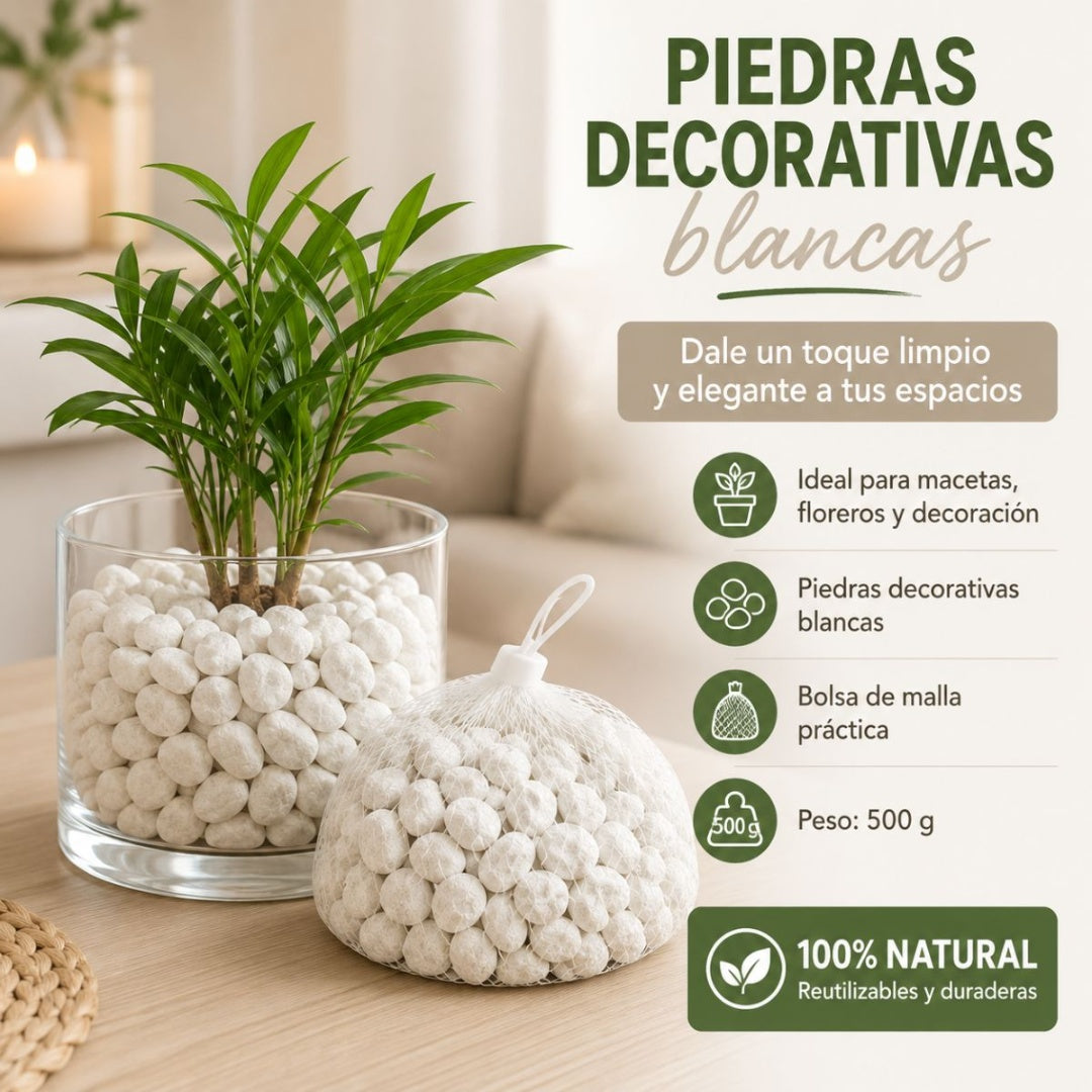 Piedras Decorativas En Malla 500g