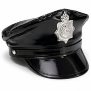 Sombrero Policia Sexy Gorra Disfraz Capitan Hallowen Color Negro