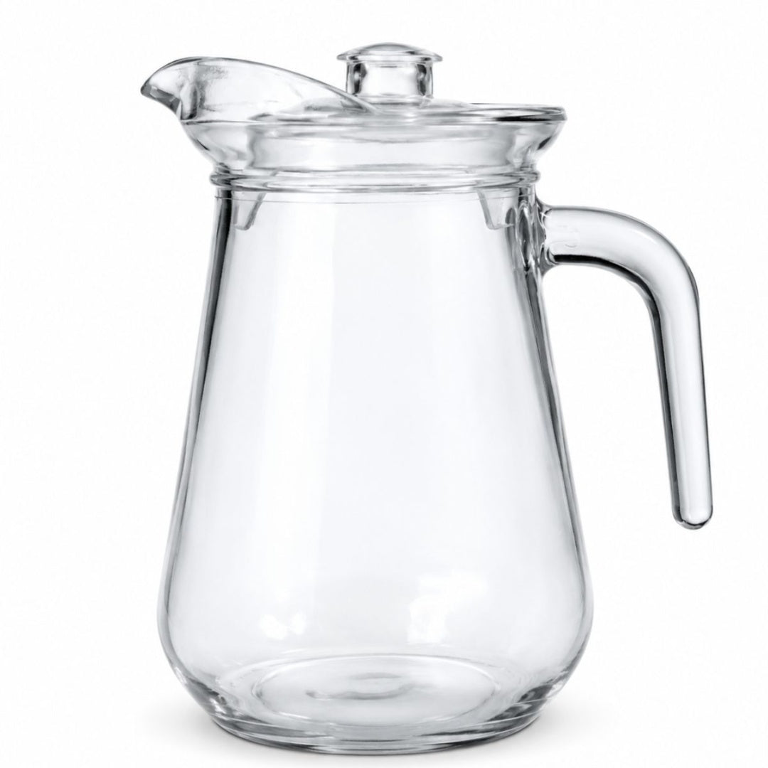 Jarra De Vidrio Con Tapa 1.3l