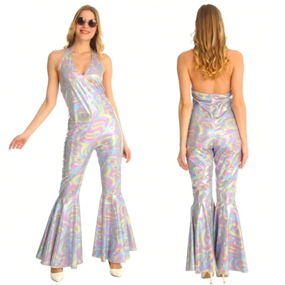 Disfraz Adulto Chica Mujer Enterito Retro Fiesta Cosplay