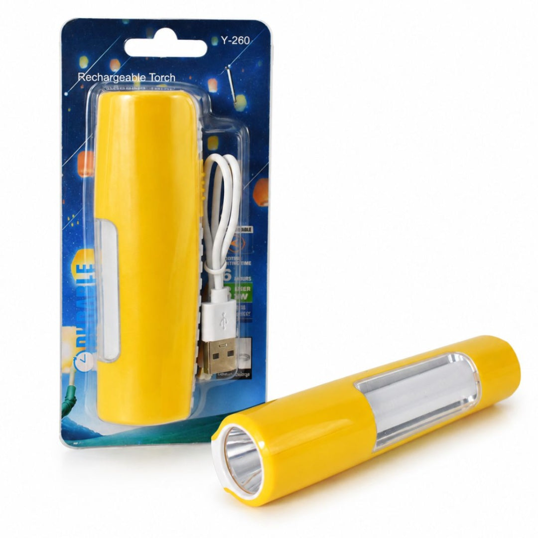 Linterna Recargable De Bolsillo 11.5cm