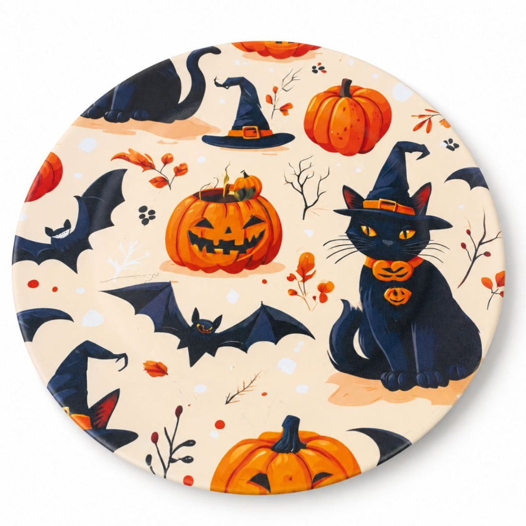 Plato Plástico Halloween 33 Cm