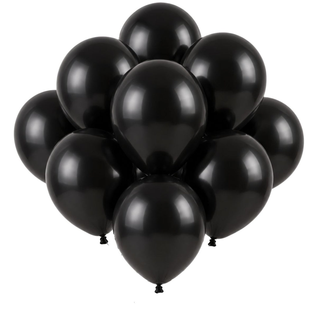 Globos Lisos Común R12 Paquete X50 Cotillon Halloween