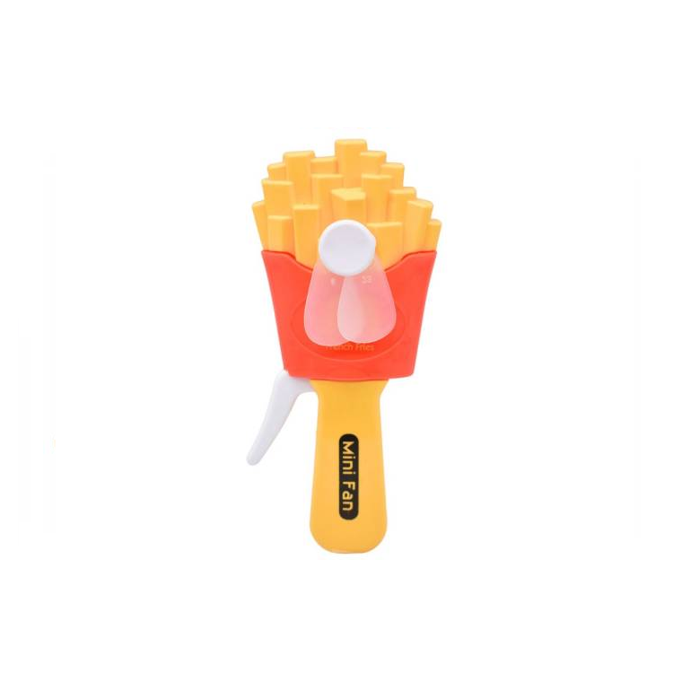 Mini Ventilador Manual Con Diseño De Hamburguesa Y Papas