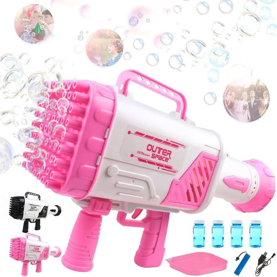 Burbujero Pistola Burbujas Con Tanque Tendencia Tik Tok