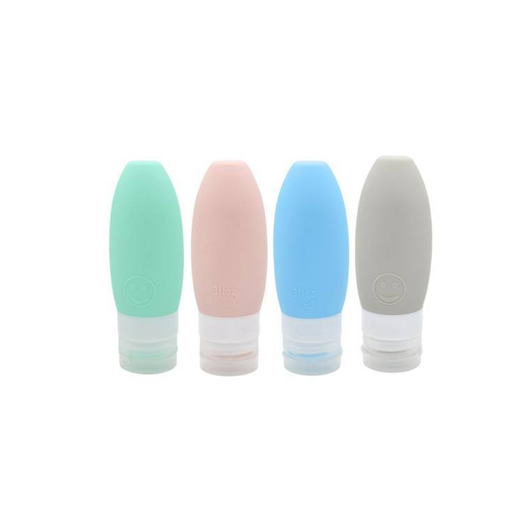 Recipientes De Silicona Para Viaje 90ml X4 Unidades