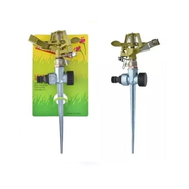 Aspersor de jardin metalico
