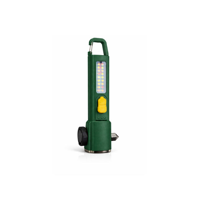 Linterna Solar Color Verde Para Camping Caza