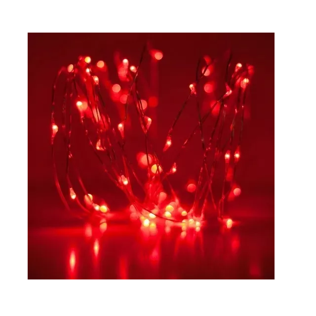 Guia luces luciernaga varios colores 30led 3m a pila