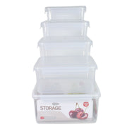 Set De Recipientes Herméticos X5 Unidades