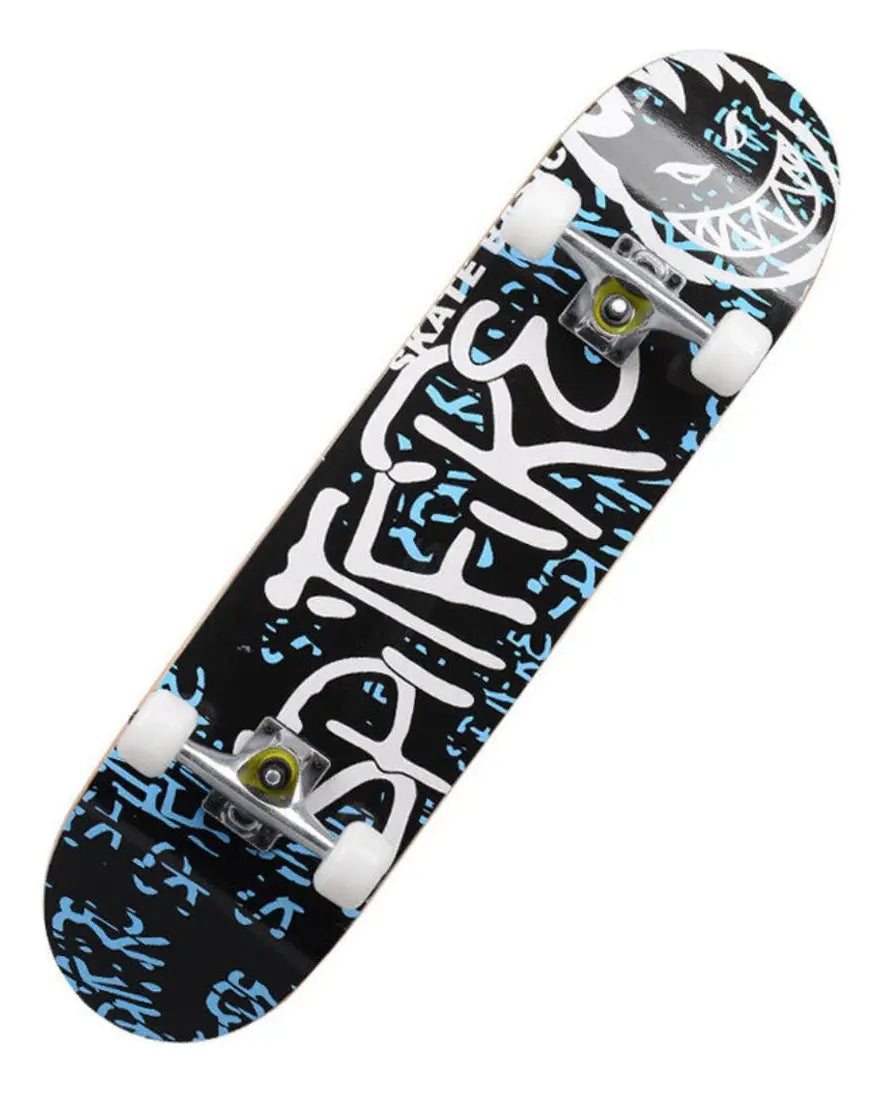 Skate Profesional 7 Capas Maple Canadá + Protecciones + Casco
