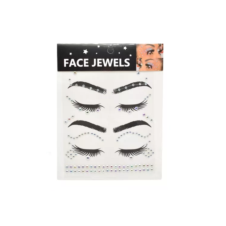 Brillos strass para rostro
