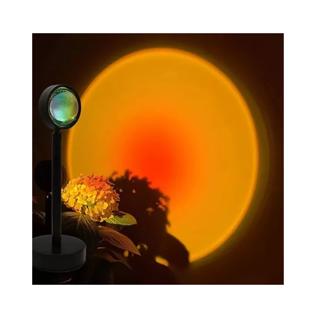 Lampara proyector sunset atardecer led con control