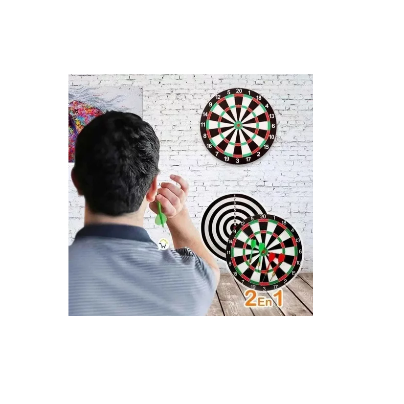 Juego de dardos tiro al blanco reversible
