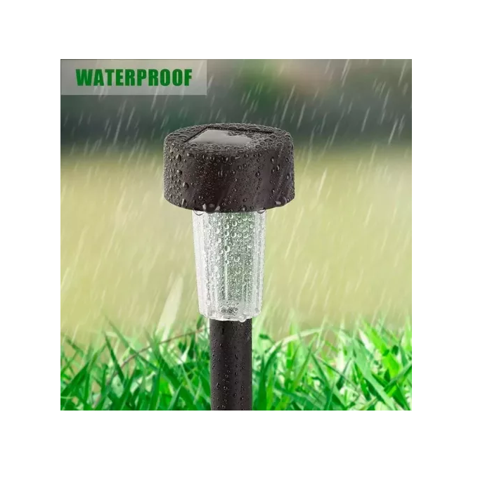 Lampara luz led recargable de jardin solar