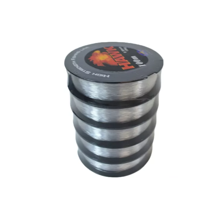 Tanza de pesca 5 rollos de 100mts