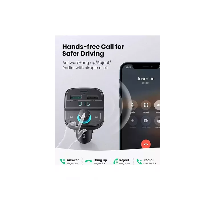 Transmisor bluetooth para auto