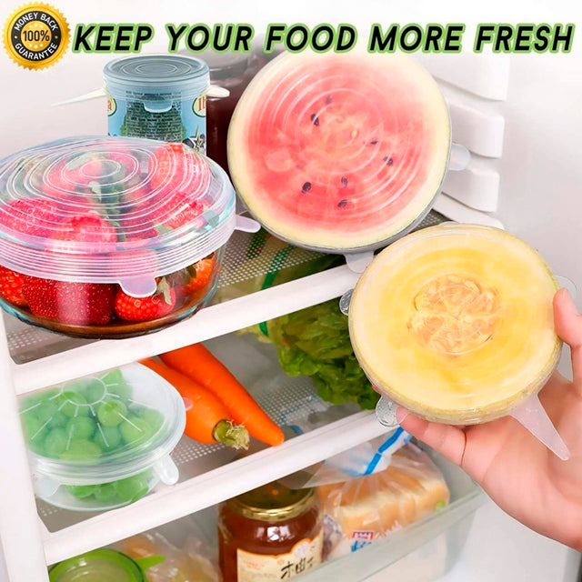 Tapas de silicona para tupper