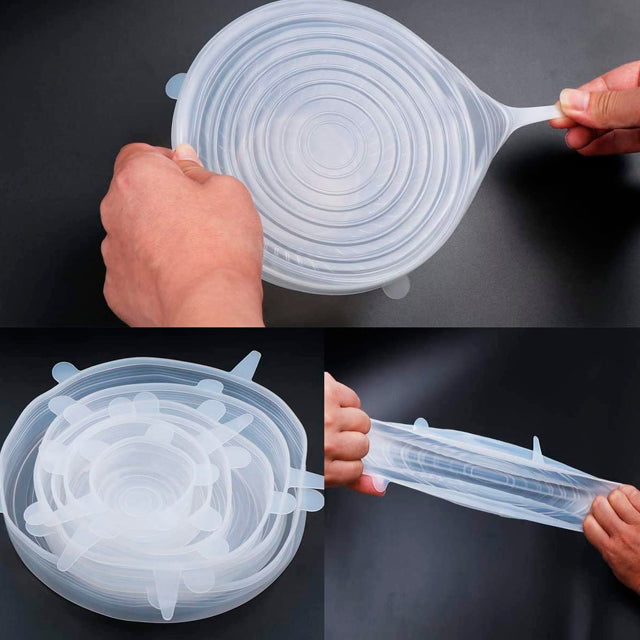 Tapas de silicona para tupper