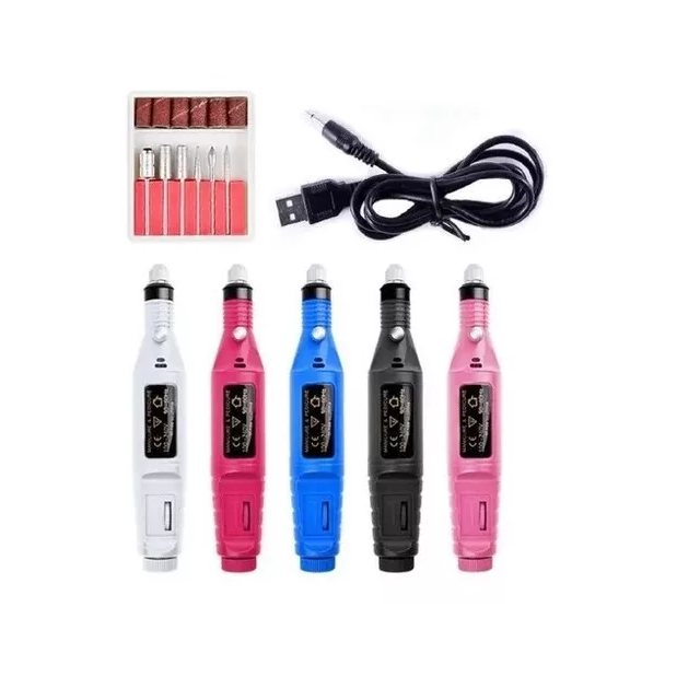 Mini torno uñas 20000 Rpm + fresas pedicura manicura nuevos
