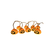 Guirnalda Guía De Luces A Pilas Calabaza 4.5mts Halloween