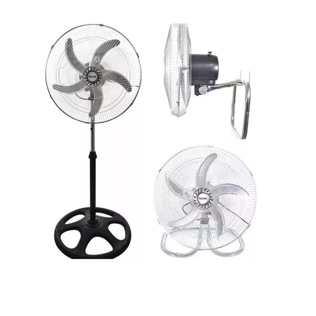 Ventilador de 5 aspas metalicas