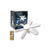 Lampara led ventilador con 6 aspas