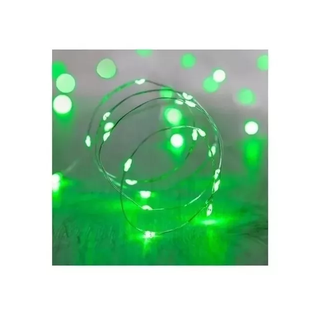 Guia luces luciernaga varios colores 30led 3m a pila