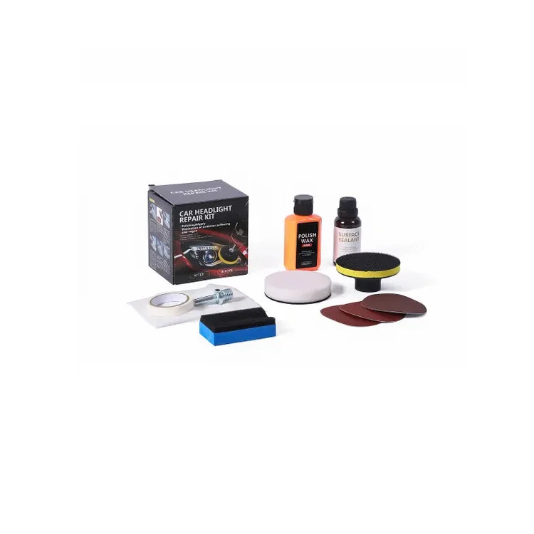 Kit De Restauración Y Pulido Para Faros De Auto O Coche